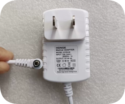 *Brand NEW*HONGE 6V 4A Power Adapter Right-Angle Plug HY25-06 5.5 x 2.1mm Connector Power Supply